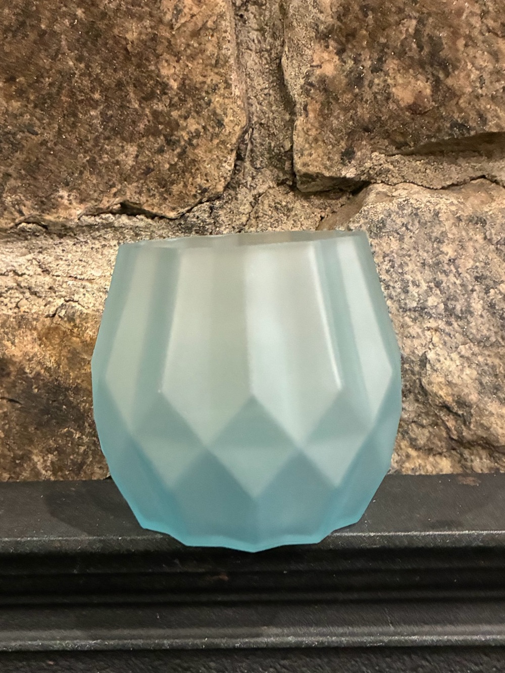 Yankee Candle Blue Diamond Tea Light Candle Holder Brand New